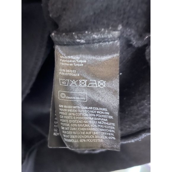 Nightmare On Elm Street x H&M Black Graphic Crewneck Fleece Sweatshirt Size S - Picture 6 of 6